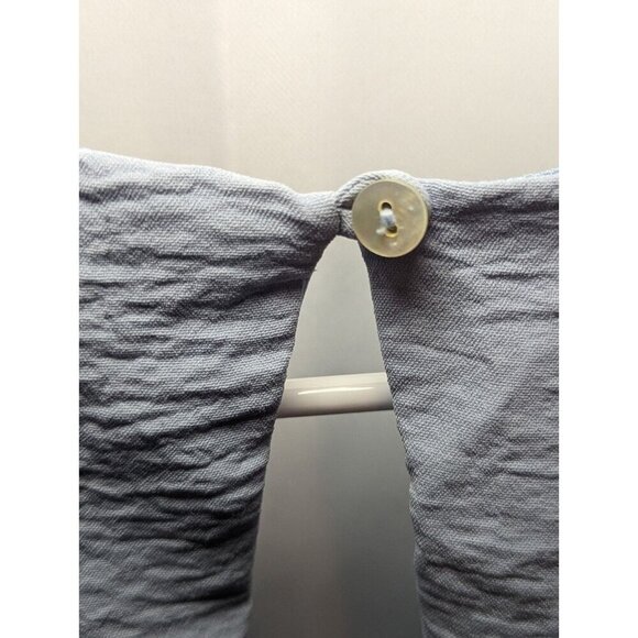 altar'd state Mini Allistair Romper Dress Size Small Light Blue Keyhole Back - Picture 8 of 16